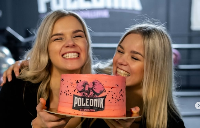 Natálie a Klára Poledníkovy – společný portrét v tréninkovém prostředí